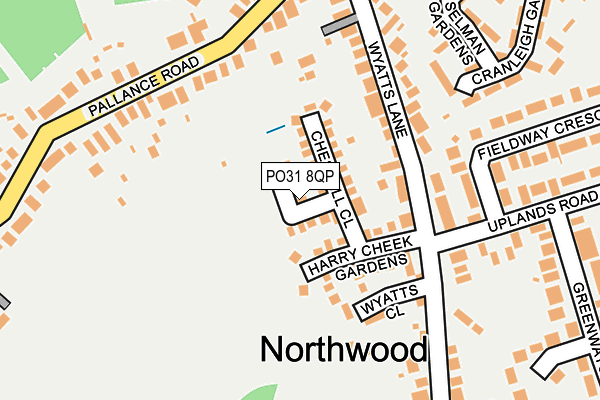 PO31 8QP map - OS OpenMap – Local (Ordnance Survey) PO31 8QP map - OS OpenMap – Local (Ordnance Survey)