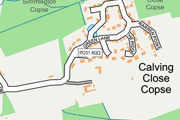 PO31 8QQ map - OS OpenMap – Local (Ordnance Survey) PO31 8QQ map - OS OpenMap – Local (Ordnance Survey)