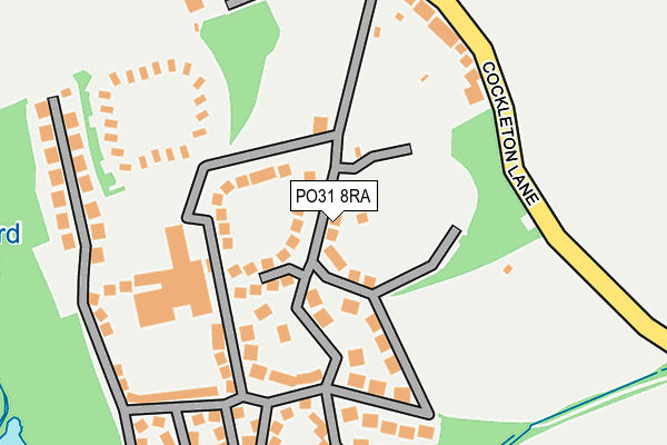 PO31 8RA map - OS OpenMap – Local (Ordnance Survey) PO31 8RA map - OS OpenMap – Local (Ordnance Survey)