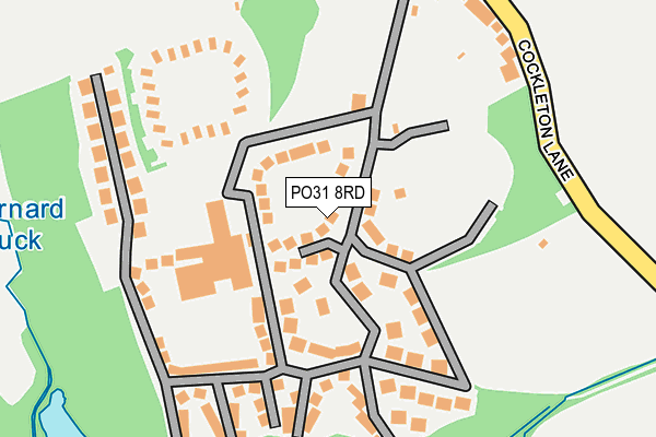 PO31 8RD map - OS OpenMap – Local (Ordnance Survey) PO31 8RD map - OS OpenMap – Local (Ordnance Survey)