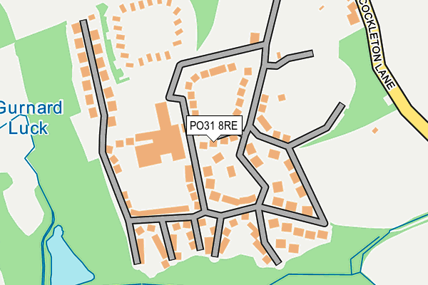 PO31 8RE map - OS OpenMap – Local (Ordnance Survey) PO31 8RE map - OS OpenMap – Local (Ordnance Survey)