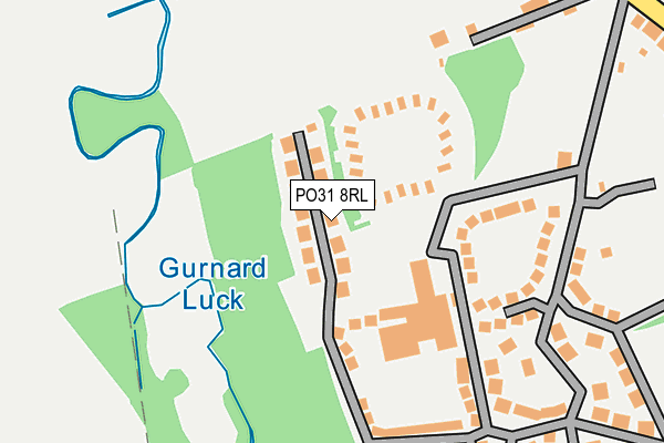 PO31 8RL map - OS OpenMap – Local (Ordnance Survey) PO31 8RL map - OS OpenMap – Local (Ordnance Survey)