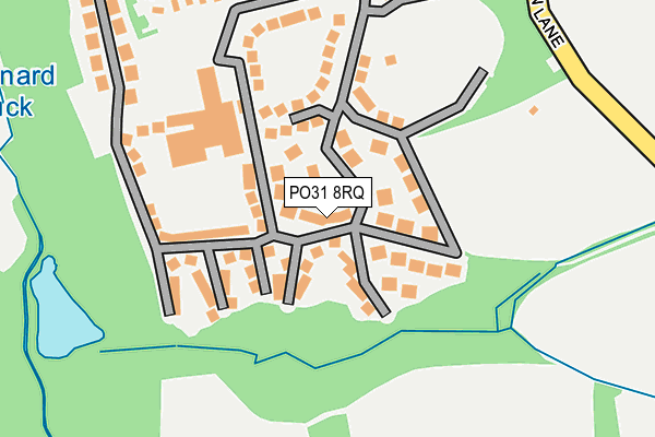 PO31 8RQ map - OS OpenMap – Local (Ordnance Survey) PO31 8RQ map - OS OpenMap – Local (Ordnance Survey)