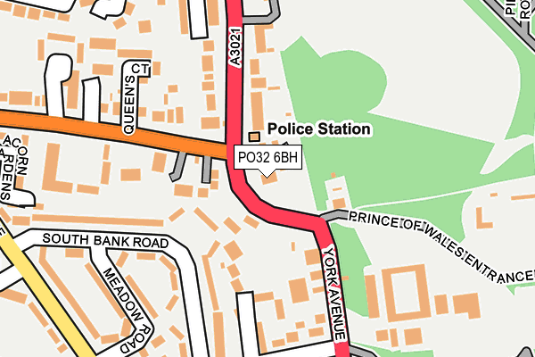 PO32 6BH map - OS OpenMap – Local (Ordnance Survey) PO32 6BH map - OS OpenMap – Local (Ordnance Survey)