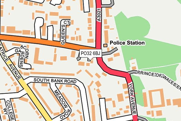 PO32 6BJ map - OS OpenMap – Local (Ordnance Survey) PO32 6BJ map - OS OpenMap – Local (Ordnance Survey)