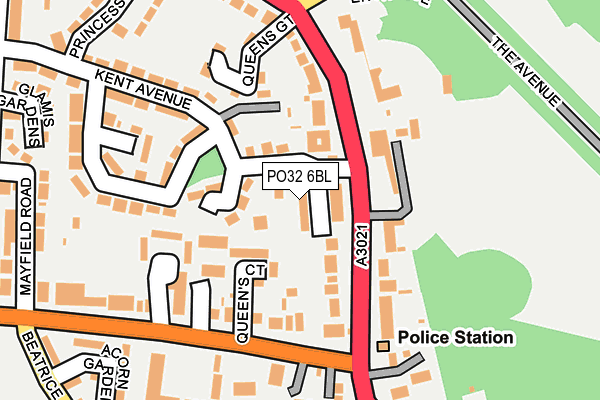 PO32 6BL map - OS OpenMap – Local (Ordnance Survey) PO32 6BL map - OS OpenMap – Local (Ordnance Survey)