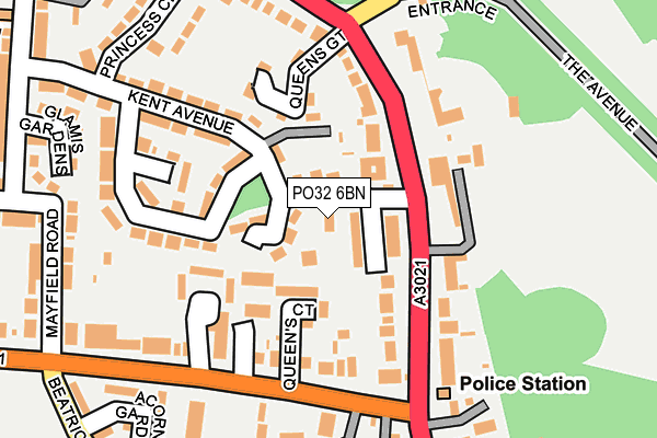PO32 6BN map - OS OpenMap – Local (Ordnance Survey) PO32 6BN map - OS OpenMap – Local (Ordnance Survey)
