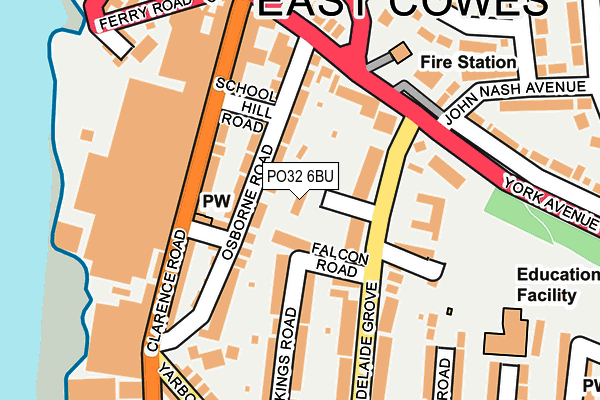 PO32 6BU map - OS OpenMap – Local (Ordnance Survey) PO32 6BU map - OS OpenMap – Local (Ordnance Survey)