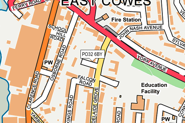 PO32 6BY map - OS OpenMap – Local (Ordnance Survey) PO32 6BY map - OS OpenMap – Local (Ordnance Survey)