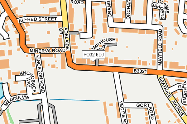 PO32 6DJ map - OS OpenMap – Local (Ordnance Survey) PO32 6DJ map - OS OpenMap – Local (Ordnance Survey)