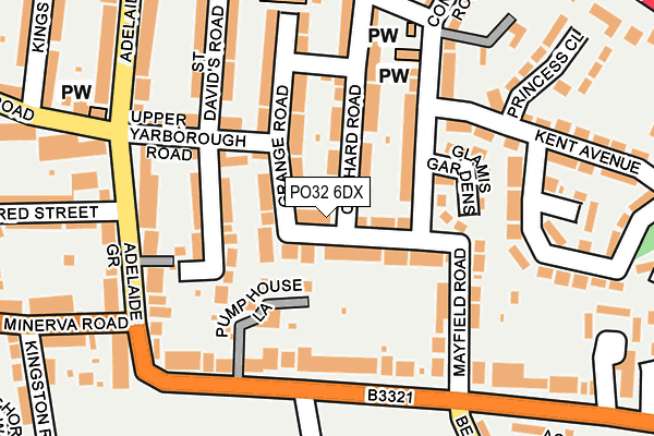 PO32 6DX map - OS OpenMap – Local (Ordnance Survey) PO32 6DX map - OS OpenMap – Local (Ordnance Survey)