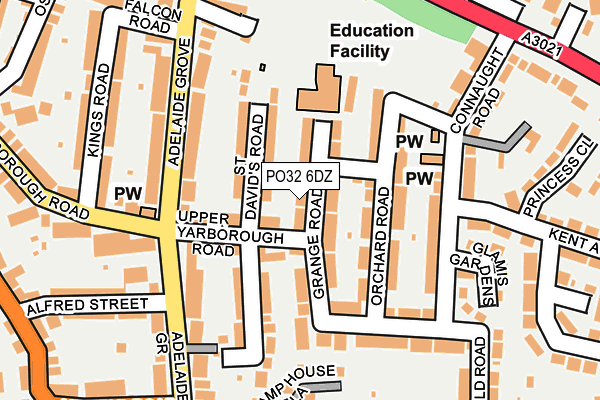 PO32 6DZ map - OS OpenMap – Local (Ordnance Survey) PO32 6DZ map - OS OpenMap – Local (Ordnance Survey)