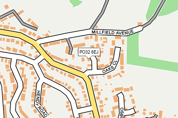 PO32 6EJ map - OS OpenMap – Local (Ordnance Survey) PO32 6EJ map - OS OpenMap – Local (Ordnance Survey)
