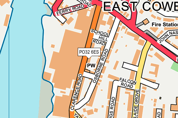 PO32 6ES map - OS OpenMap – Local (Ordnance Survey) PO32 6ES map - OS OpenMap – Local (Ordnance Survey)