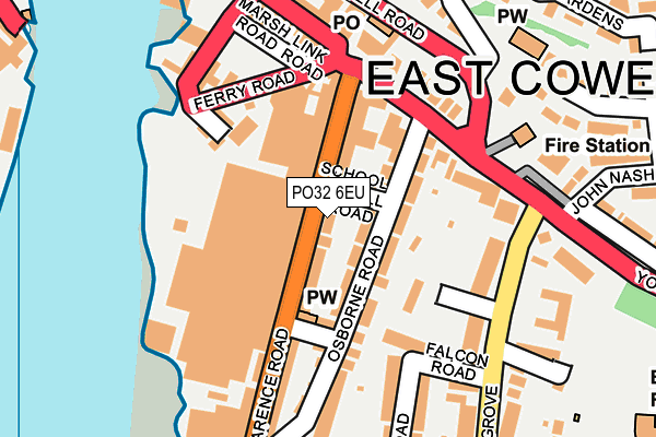 PO32 6EU map - OS OpenMap – Local (Ordnance Survey) PO32 6EU map - OS OpenMap – Local (Ordnance Survey)