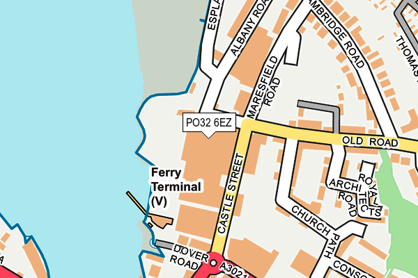 PO32 6EZ map - OS OpenMap – Local (Ordnance Survey) PO32 6EZ map - OS OpenMap – Local (Ordnance Survey)