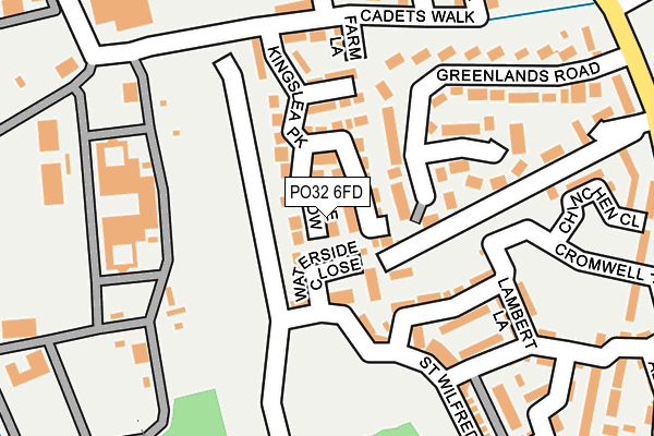 PO32 6FD map - OS OpenMap – Local (Ordnance Survey) PO32 6FD map - OS OpenMap – Local (Ordnance Survey)