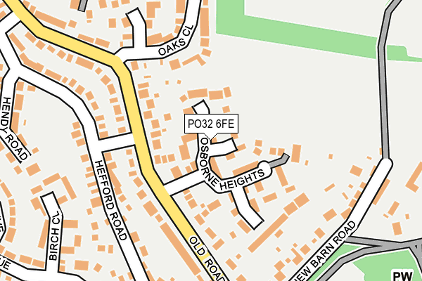 PO32 6FE map - OS OpenMap – Local (Ordnance Survey) PO32 6FE map - OS OpenMap – Local (Ordnance Survey)
