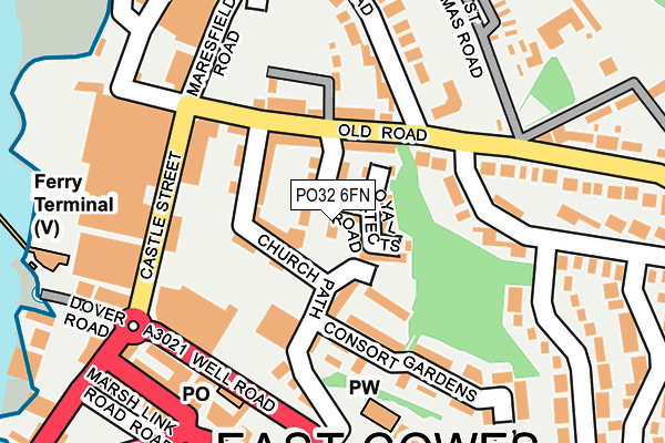 PO32 6FN map - OS OpenMap – Local (Ordnance Survey) PO32 6FN map - OS OpenMap – Local (Ordnance Survey)