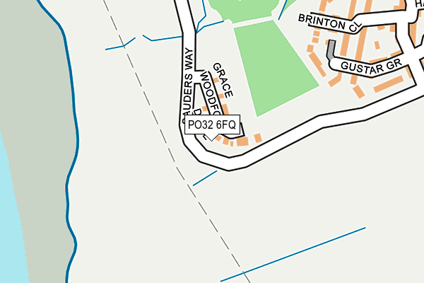 PO32 6FQ map - OS OpenMap – Local (Ordnance Survey) PO32 6FQ map - OS OpenMap – Local (Ordnance Survey)
