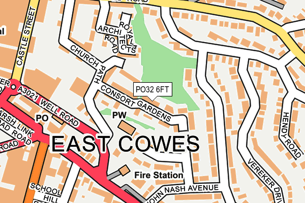 PO32 6FT map - OS OpenMap – Local (Ordnance Survey) PO32 6FT map - OS OpenMap – Local (Ordnance Survey)