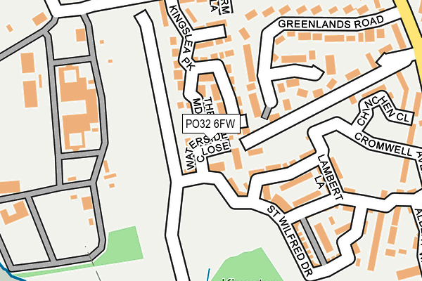 PO32 6FW map - OS OpenMap – Local (Ordnance Survey) PO32 6FW map - OS OpenMap – Local (Ordnance Survey)