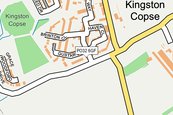 PO32 6GF map - OS OpenMap – Local (Ordnance Survey) PO32 6GF map - OS OpenMap – Local (Ordnance Survey)