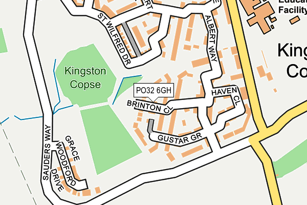 PO32 6GH map - OS OpenMap – Local (Ordnance Survey) PO32 6GH map - OS OpenMap – Local (Ordnance Survey)