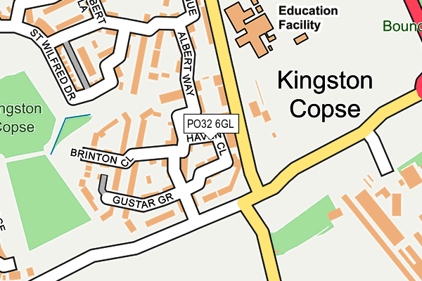 PO32 6GL map - OS OpenMap – Local (Ordnance Survey) PO32 6GL map - OS OpenMap – Local (Ordnance Survey)