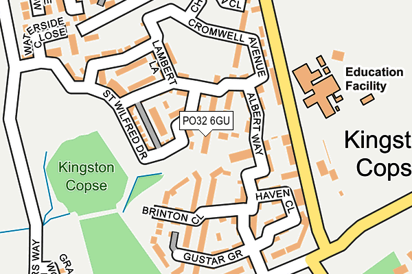 PO32 6GU map - OS OpenMap – Local (Ordnance Survey) PO32 6GU map - OS OpenMap – Local (Ordnance Survey)