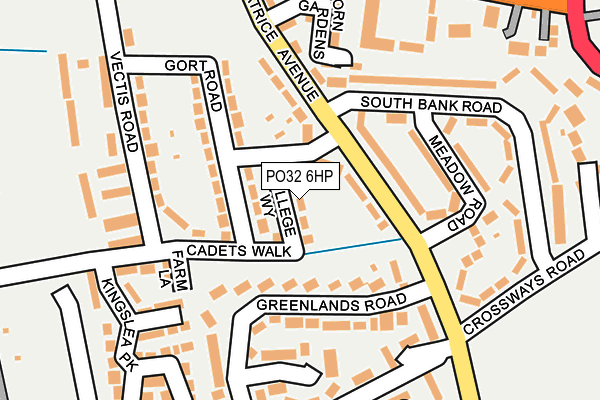 PO32 6HP map - OS OpenMap – Local (Ordnance Survey) PO32 6HP map - OS OpenMap – Local (Ordnance Survey)