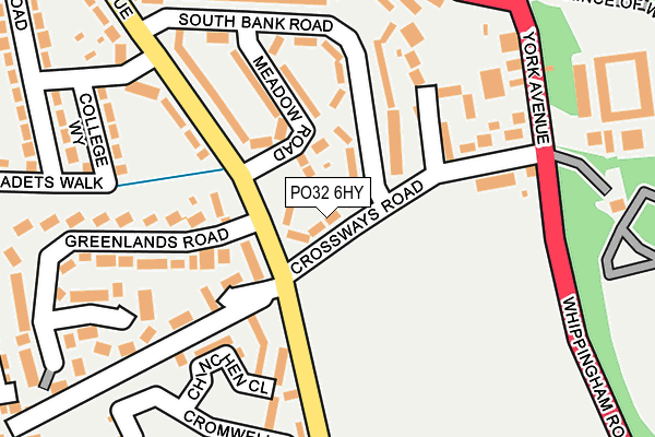 PO32 6HY map - OS OpenMap – Local (Ordnance Survey) PO32 6HY map - OS OpenMap – Local (Ordnance Survey)