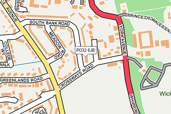 PO32 6JB map - OS OpenMap – Local (Ordnance Survey) PO32 6JB map - OS OpenMap – Local (Ordnance Survey)