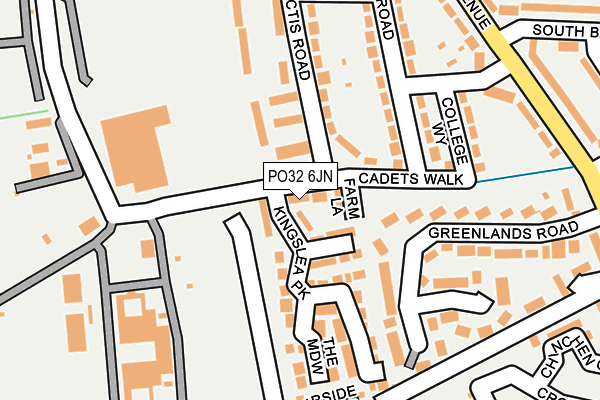 PO32 6JN map - OS OpenMap – Local (Ordnance Survey) PO32 6JN map - OS OpenMap – Local (Ordnance Survey)