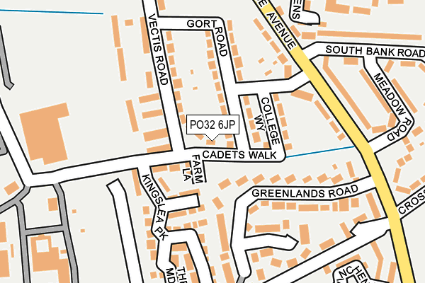 PO32 6JP map - OS OpenMap – Local (Ordnance Survey) PO32 6JP map - OS OpenMap – Local (Ordnance Survey)