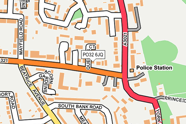 PO32 6JQ map - OS OpenMap – Local (Ordnance Survey) PO32 6JQ map - OS OpenMap – Local (Ordnance Survey)