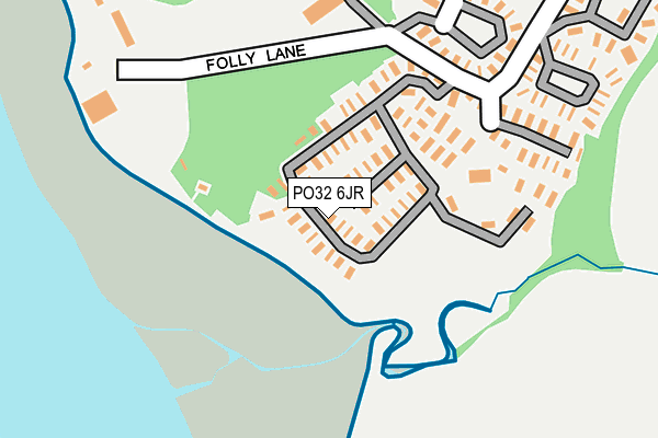 PO32 6JR map - OS OpenMap – Local (Ordnance Survey) PO32 6JR map - OS OpenMap – Local (Ordnance Survey)
