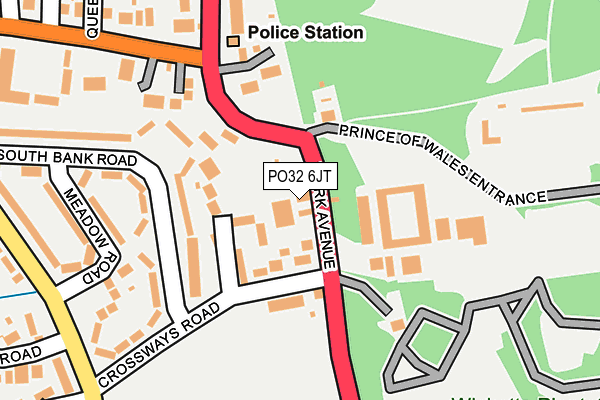 PO32 6JT map - OS OpenMap – Local (Ordnance Survey) PO32 6JT map - OS OpenMap – Local (Ordnance Survey)
