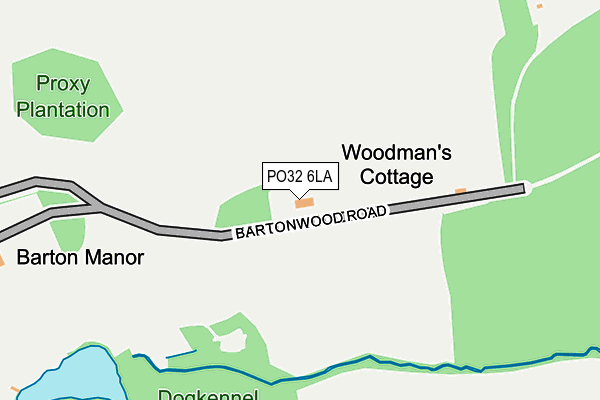 PO32 6LA map - OS OpenMap – Local (Ordnance Survey) PO32 6LA map - OS OpenMap – Local (Ordnance Survey)