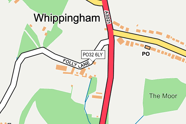 PO32 6LY map - OS OpenMap – Local (Ordnance Survey) PO32 6LY map - OS OpenMap – Local (Ordnance Survey)
