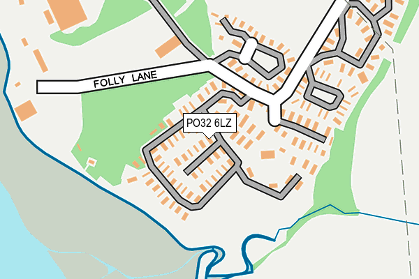 PO32 6LZ map - OS OpenMap – Local (Ordnance Survey) PO32 6LZ map - OS OpenMap – Local (Ordnance Survey)