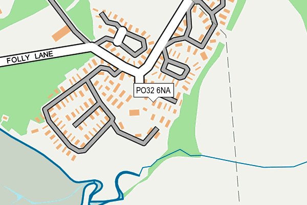 PO32 6NA map - OS OpenMap – Local (Ordnance Survey) PO32 6NA map - OS OpenMap – Local (Ordnance Survey)