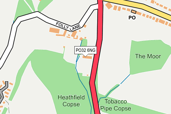 PO32 6NG map - OS OpenMap – Local (Ordnance Survey) PO32 6NG map - OS OpenMap – Local (Ordnance Survey)