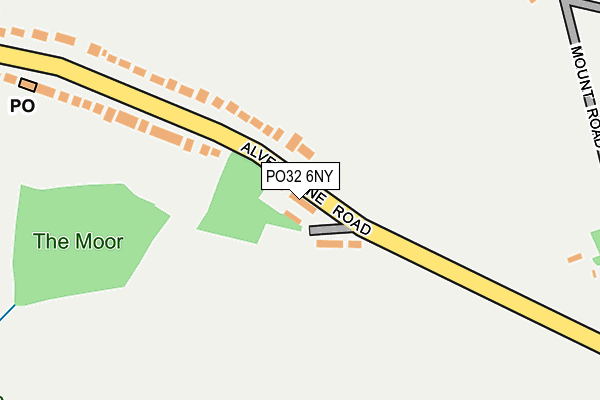 PO32 6NY map - OS OpenMap – Local (Ordnance Survey) PO32 6NY map - OS OpenMap – Local (Ordnance Survey)