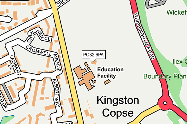 PO32 6PA map - OS OpenMap – Local (Ordnance Survey) PO32 6PA map - OS OpenMap – Local (Ordnance Survey)