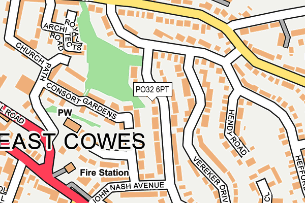 PO32 6PT map - OS OpenMap – Local (Ordnance Survey) PO32 6PT map - OS OpenMap – Local (Ordnance Survey)