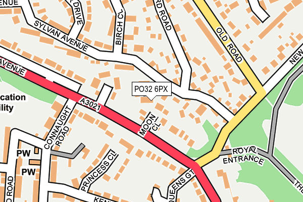 PO32 6PX map - OS OpenMap – Local (Ordnance Survey) PO32 6PX map - OS OpenMap – Local (Ordnance Survey)