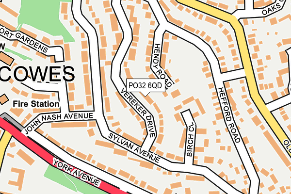 PO32 6QD map - OS OpenMap – Local (Ordnance Survey) PO32 6QD map - OS OpenMap – Local (Ordnance Survey)