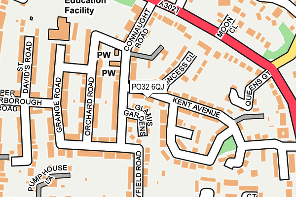 PO32 6QJ map - OS OpenMap – Local (Ordnance Survey) PO32 6QJ map - OS OpenMap – Local (Ordnance Survey)