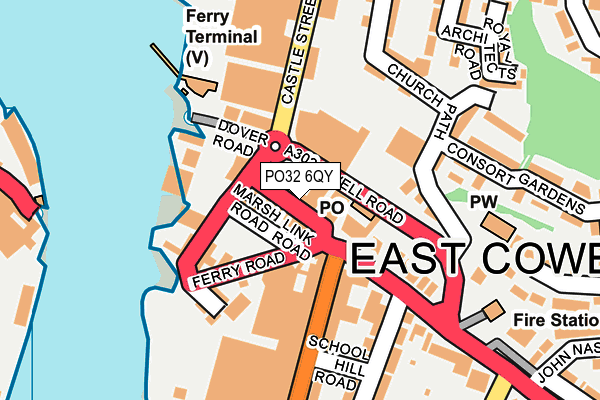 PO32 6QY map - OS OpenMap – Local (Ordnance Survey) PO32 6QY map - OS OpenMap – Local (Ordnance Survey)
